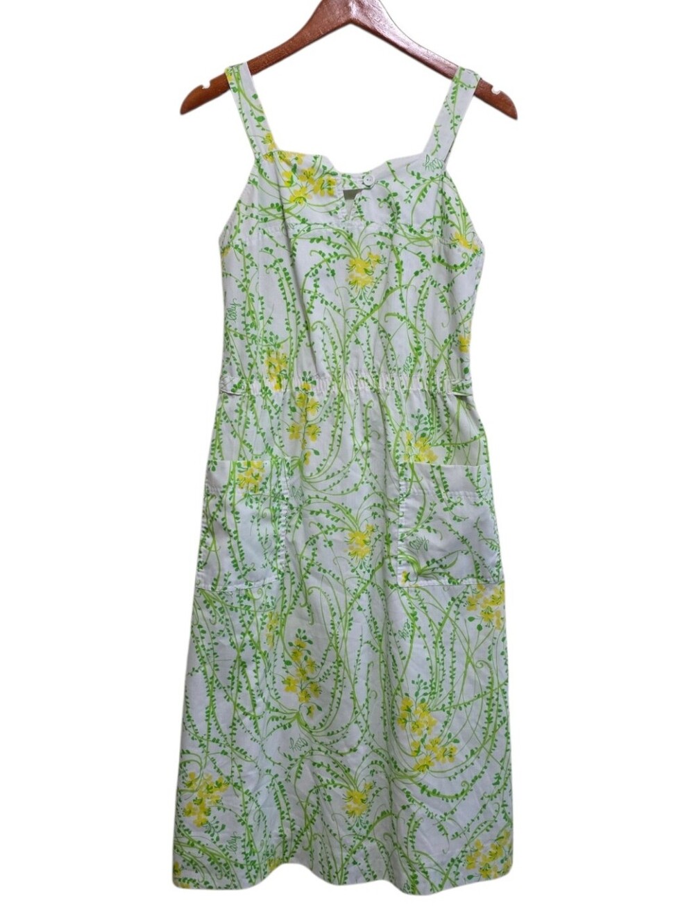 Liza by Lilly Pulitzer Sundress in Honeysuckle Vine Size Medium